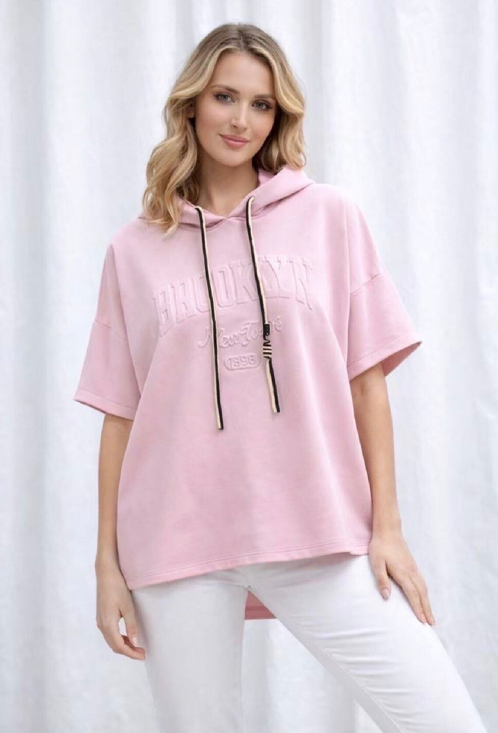 Kortärmad hoodie